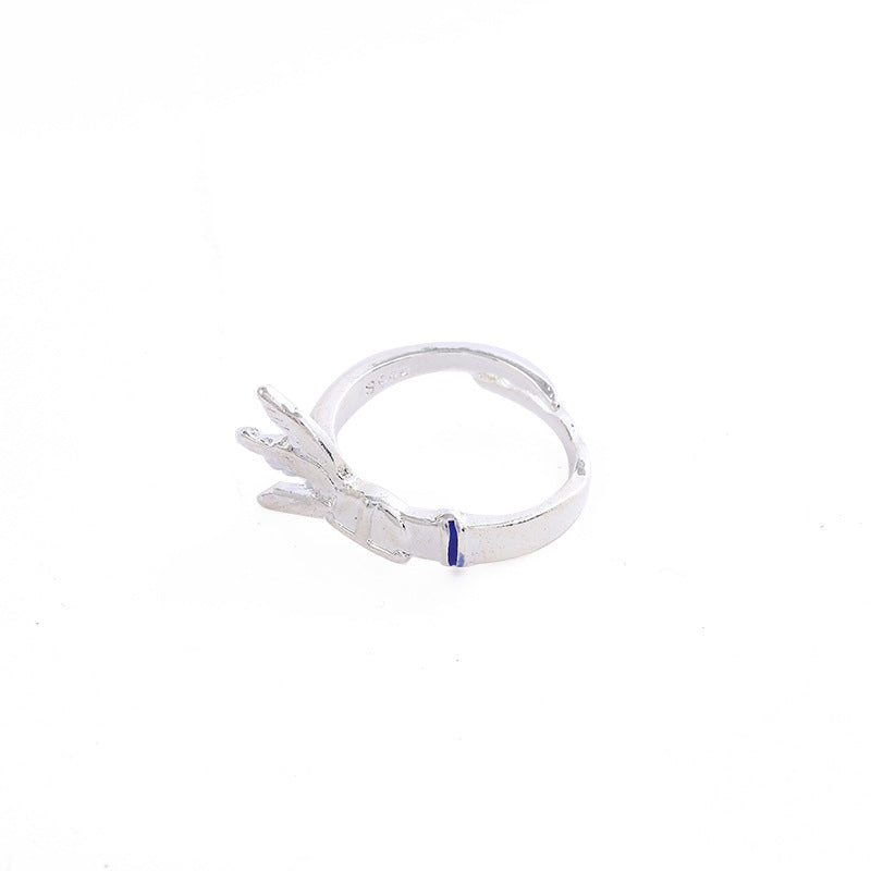 Anime Digimon Angewomon and Angemon Ring Couple Jewelry Anime